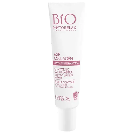 Phytorelax Laboratories Age Collagen зміцнюючий крем для контурів очей та губ 15 мл