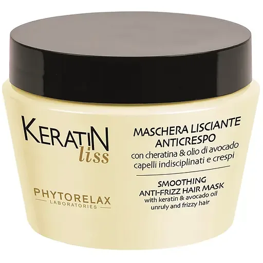 Маска Phytorelax Laboratories Keratin Liss Smoothing Anti-Frizz Hair Mask для розгладження волосся 250 мл