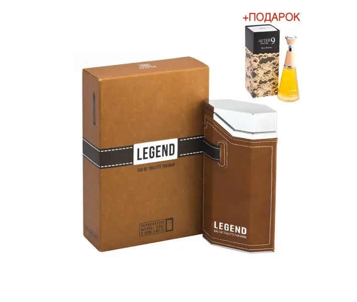 Туалетна вода для чоловіків Emper Legend 100мл (MM35560) + парфюмированная жіноча вода After 9 Silver Emper 100 мл (MM35620) в подарунок!