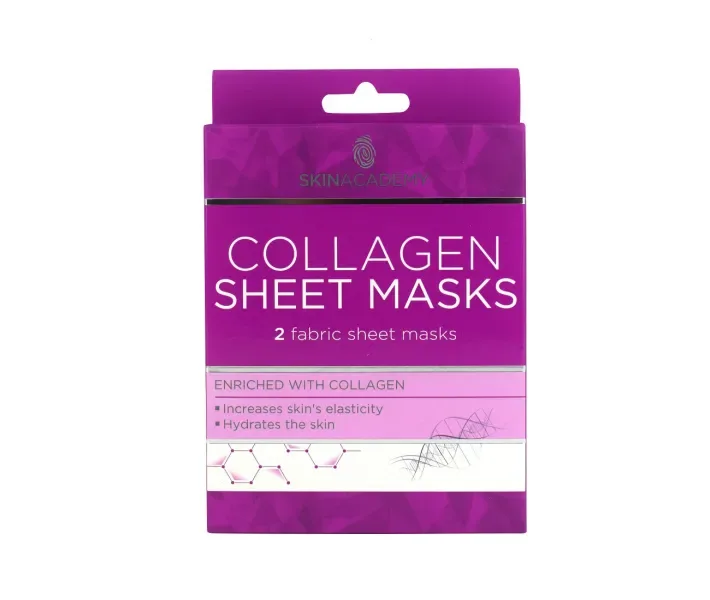 Маска тканинна для обличчя Skin Academy Collagen 0.45 г х 2 шт