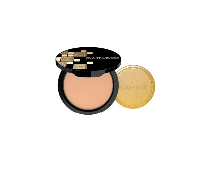 Компактна пудра для жирної та комбінованої шкіри Art Visage PERFECT SKIN тон 06 темно-бежевий 7 г