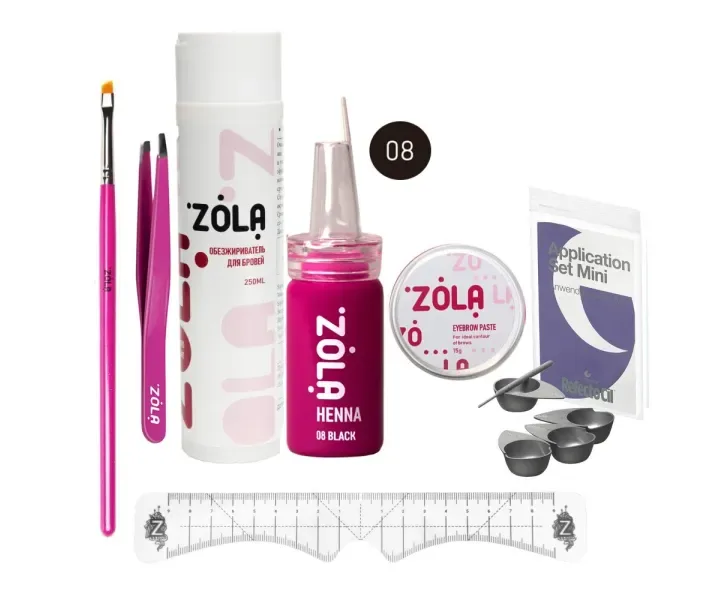 Набір для фарбування брів Zola 5 (zola25)
