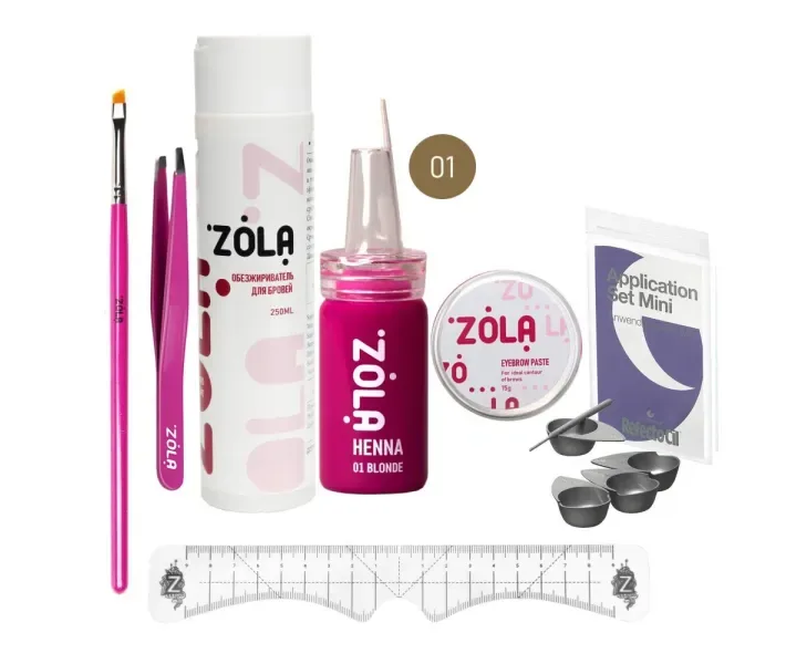 Набір для фарбування брів Zola 1 (zola21)