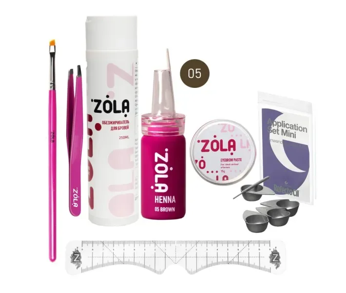 Набір для фарбування брів Zola 2 (zola22)