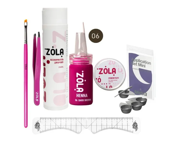 Набір для фарбування брів Zola 3 (zola23)