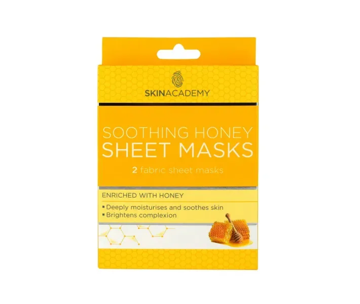 Маска тканинна для обличчя Skin Academy Soothing Honey 0.45 г х 2 шт