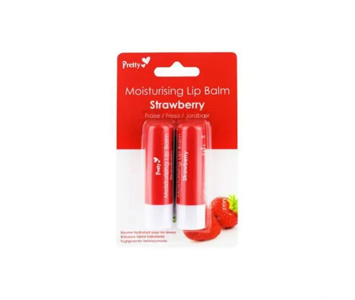 Бальзам для губ Pretty Moisturising Strawberry 4.3 мл х 2 шт