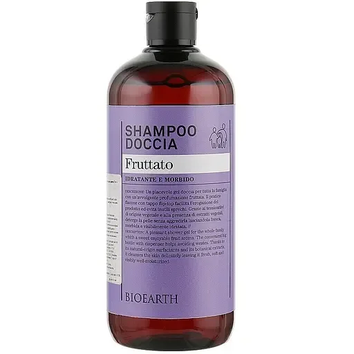 Шампунь і гель для душу 2 в 1 Bioearth Red Fruits Shampoo & Body Wash 500 мл