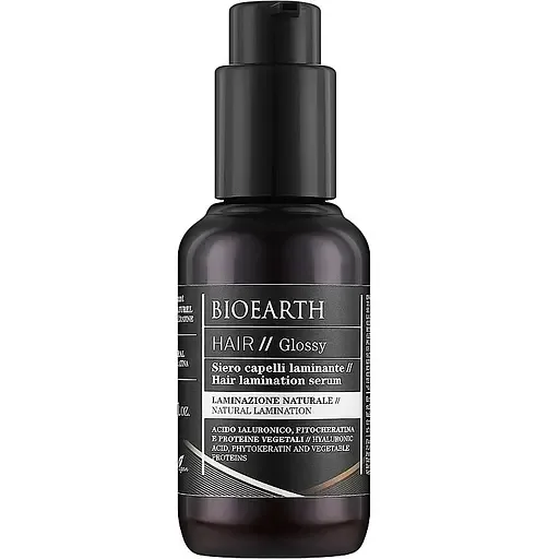 Ламінувальна сироватка для блиску волосся Bioearth Glossy Hair Lamination Serum 100 мл