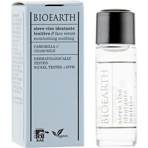Зволожувальна сироватка для обличчя, заспокійлива Bioearth Soothing Moisture Serum 5 мл
