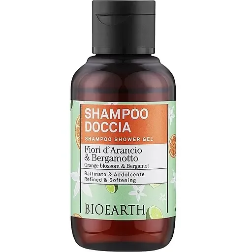 Шампунь-гель для душу Bioearth Family Orange Blossom & Bergamot Shampoo Shower Gel 100 мл