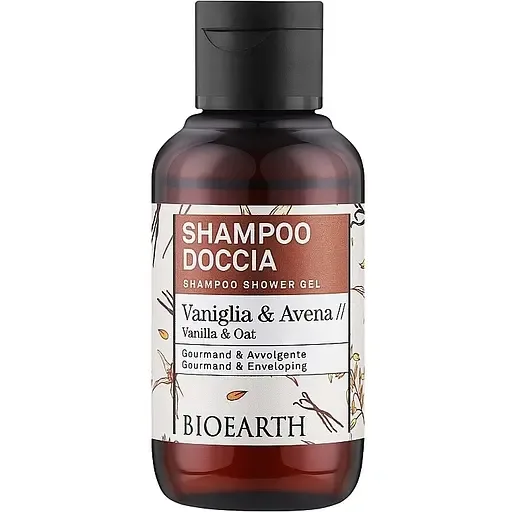 Шампунь-гель для душу Bioearth Family Vanilla & Oat Shampoo Shower Gel 100 мл