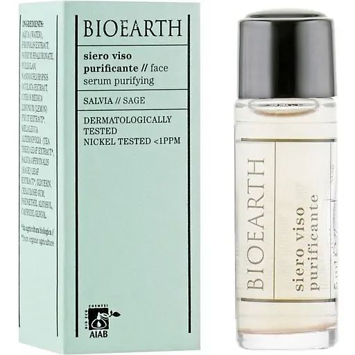 Очищающая сыворотка для лица Bioearth Clarifying Serum (мини) 5 мл