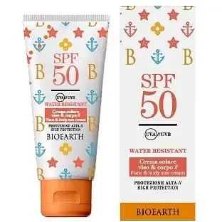 Сонцезахисний крем для обличчя і тіла Bioearth Spf50 100 мл