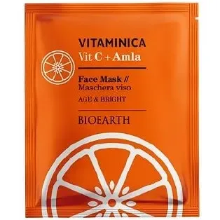 Маска для обличчя Bioearth Vitaminica Vit C+ Amla 15 мл