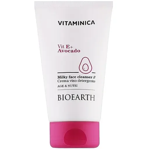 Молочко для обличчя Bioearth Vitaminica Vit E + Avocado 150 мл