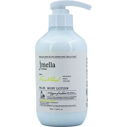 Лосьйон для тіла парфумований Jmella In France Lime & Basil 500 мл