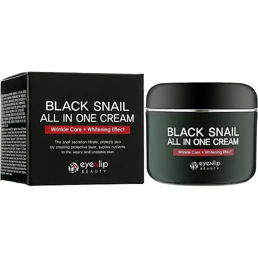 Крем з муцином чорної равлики Eyenlip Black Snail All In One Repair Cream (0085451)
