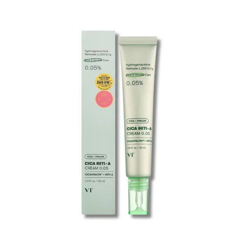 VT Cosmetics Cica Reti-A Cream 0.05 – крем для обличчя з центеллою та ретинолом 30 мл
