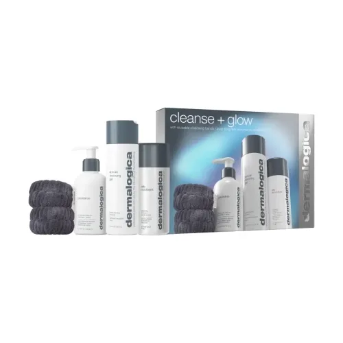 Ідеальне Тріо для щоденного догляду за шкірою Dermalogica Cleanse+Glow kit