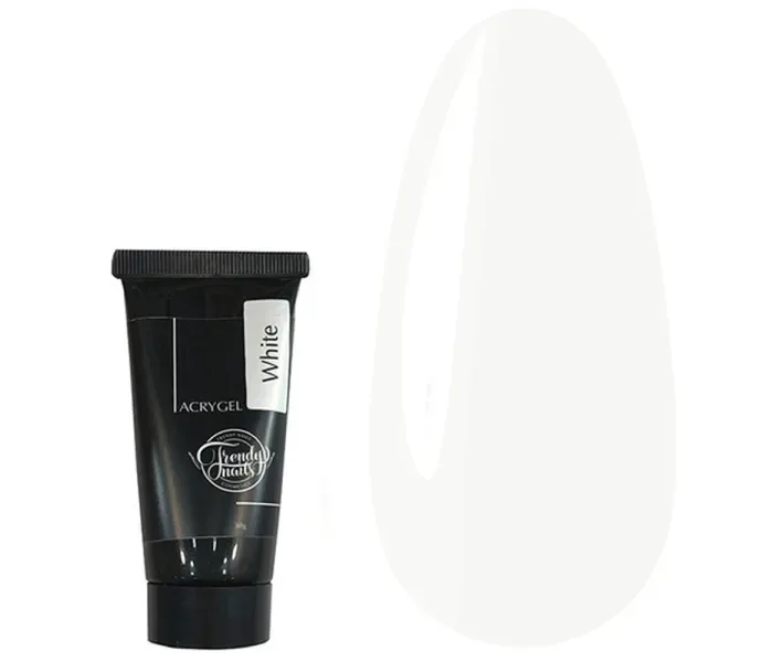 Trendy Nails Акригель White, 30 г (0095298)