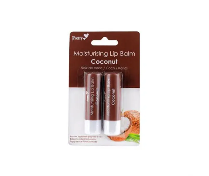 Бальзам для губ Pretty Moisturising Coconut 4.3 мл х 2 шт