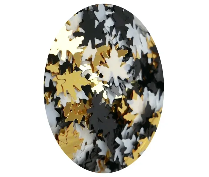 Декор в баночке Nail World микс осень