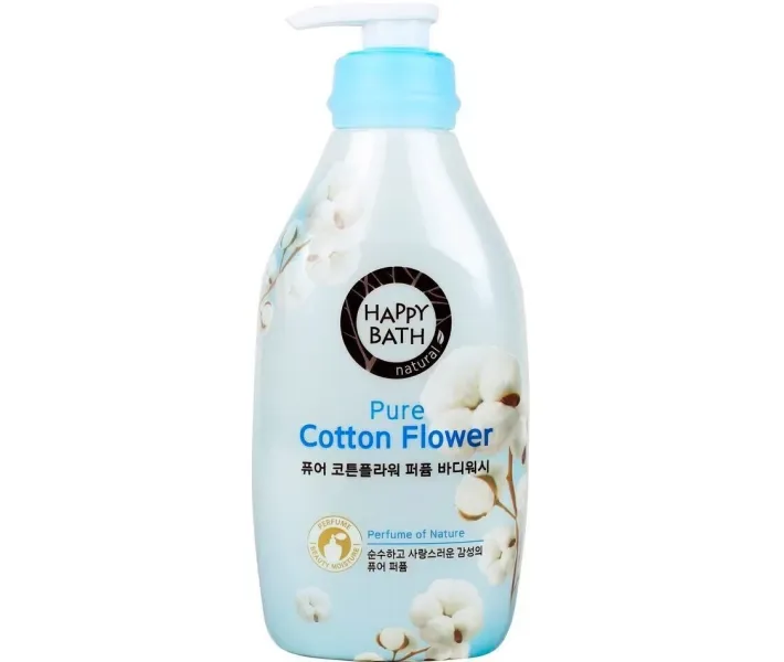 Парфумований гель для душу HAPPY BATH Pure Cotton Flower, 900 г
