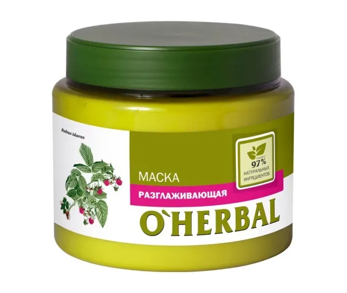 Розгладжуюча маска для волосся O Herbal, 500 мл