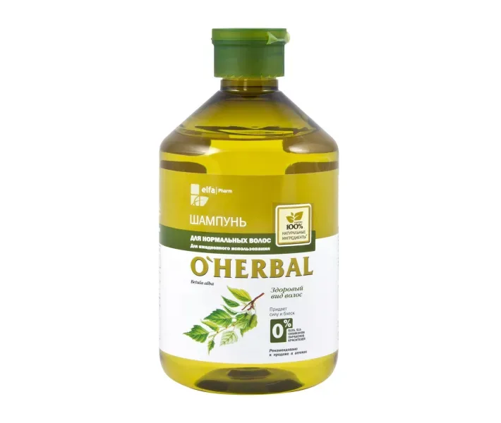 Шампунь для нормальных волос O Herbal для ежедневного использования, 500 мл