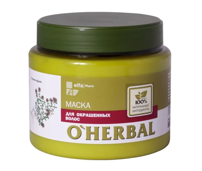 Маска для фарбованого волосся O Herbal, 500 мл