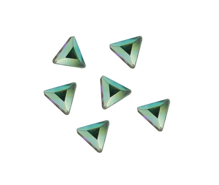 Стразы 3*3mm Crystal AB треугольник (6 шт) (0096140)