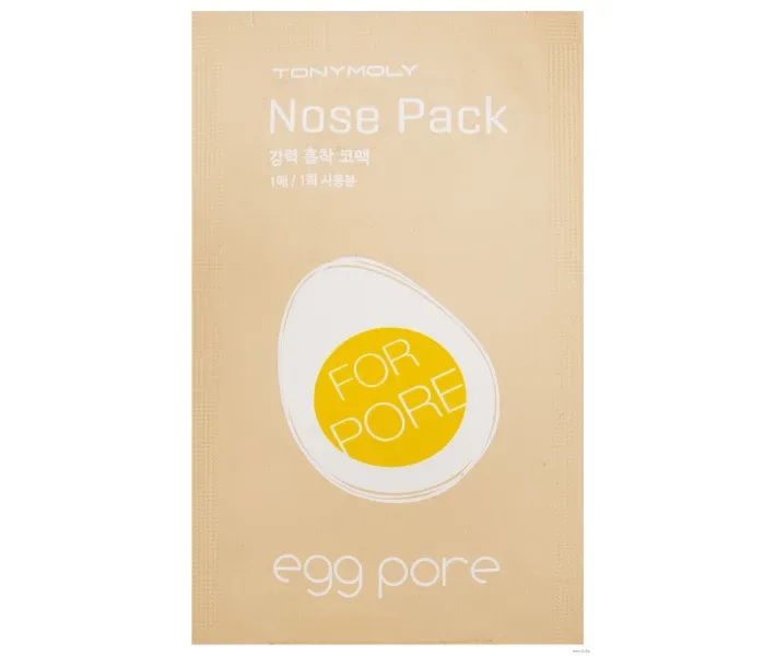 Патч для видалення чорних крапок Tony Moly Egg Pore Nose Pack, 7 шт
