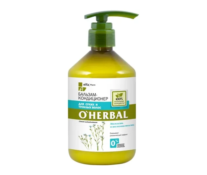 Бальзам-кондиционер для сухих волос O’Herbal, 500 мл