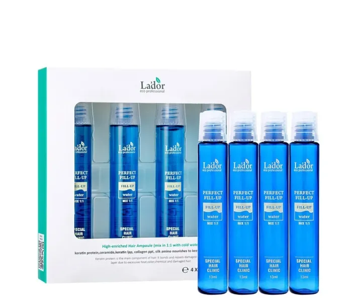 Філлери для відновлення волосся Lador Perfect Hair Fill-Up, 4 шт по 13 мл