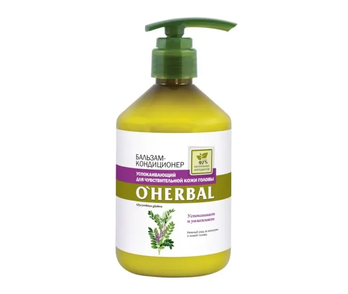 Успокаивающий бальзам-кондиционер O Herbal для чувствительной кожи, 500 мл