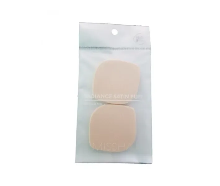 Спонжі для макіяжу сатинові Missha Radiance Satin Puff, 2 шт