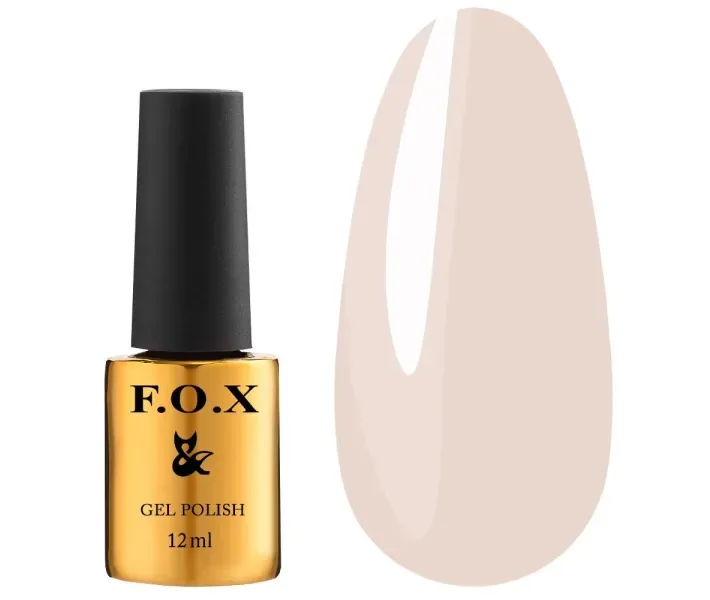 Гель-лак FOX French Panna Cotta №001 світлий рожево-молочний для френча, напівпрозорий 12 мл (0095863) (0095863)