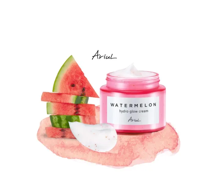 Зволожуючий крем з ароматом кавуна Ariul Watermelon Hydro Glow Cream 55 мл