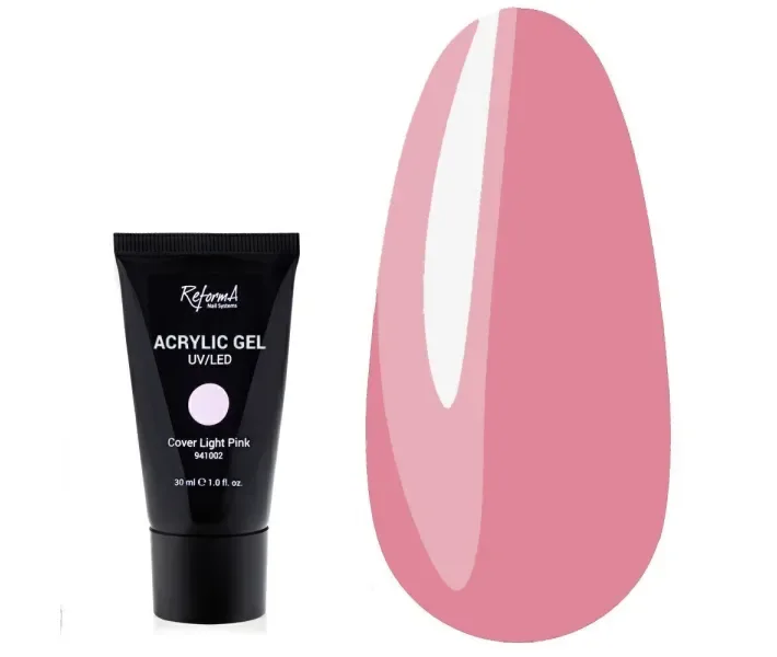Акригель ReformA Cover Light Pink - розовый, 30 г (0082752)