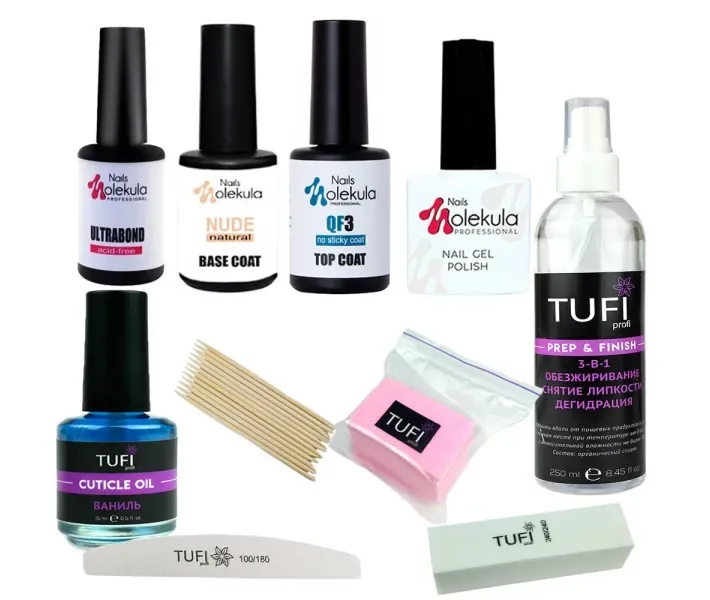 Набор для гель-лака Nails Molekula Lux (luxnm18)
