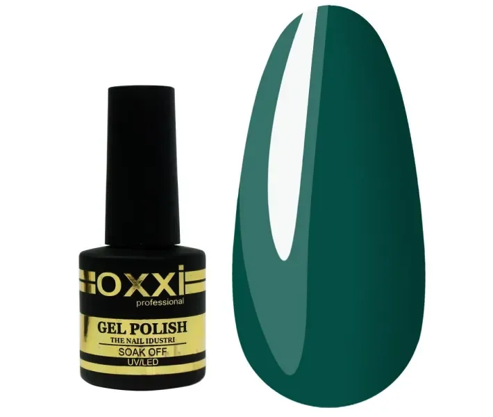 Гель-лак Oxxi №059 - темний зелено-бірюзовий, 10 мл (0064994)