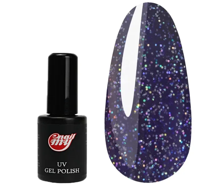 Гель-лак MY Nail №089 - темно-синій з мікроблиском, 7 мл (0094846)