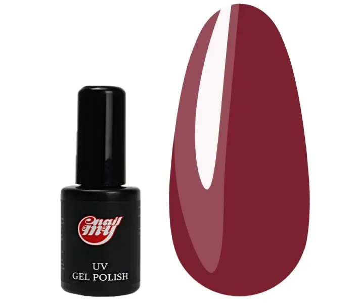 Гель-лак MY Nail №011 - бордово-винний, 7 мл (0094536)