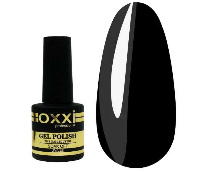 Гель-лак Oxxi №056 - чорний 10 мл (0064568)
