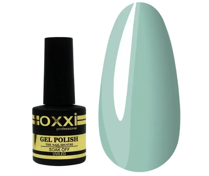 Гель-лак Oxxi №039 - приглушений сіро-блакитний, 10 мл (0064557)