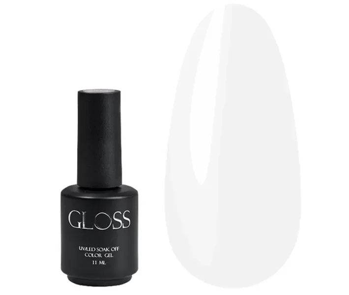 Гель-лак Gloss №100 - білий, 11 мл (0073168)