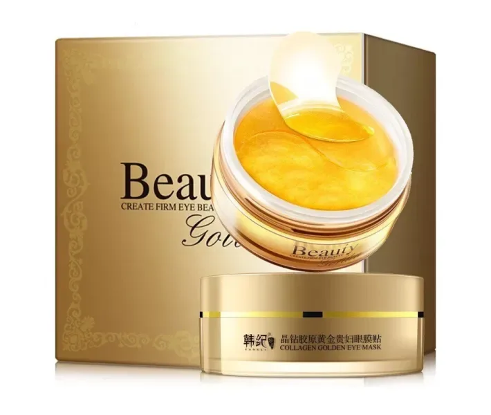 Гідрогелеві патчі під очі Beauty Golden Hankey із золотом та вітамінним комплексом (60 шт)