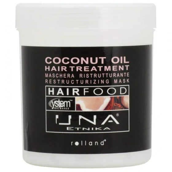 Rolland Una Hair Food Coconut Oil Hair Treatment - Маска для відновлення структури волосся з маслом кокоса