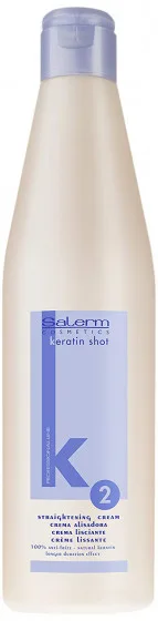 Salerm Keratin Shot Crema Alisadora - Термоактивний випрямлюючий крем